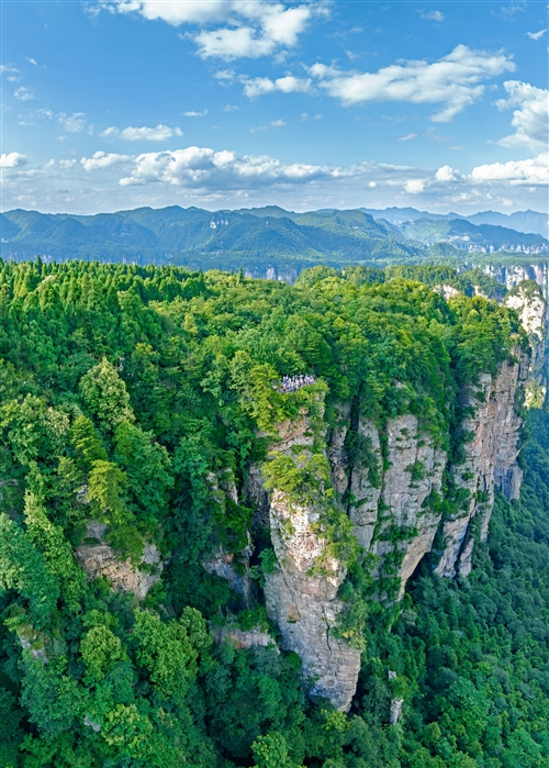 《觀景臺(tái)游人賞》